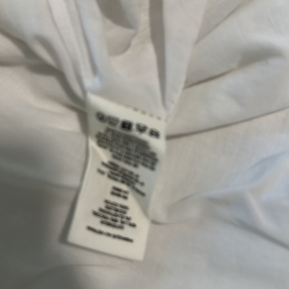 White contemporary dress  for  the classic ladies
 Short sleeve shirtdress - Picture 5 of 6